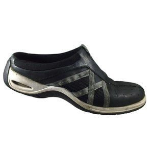 Cole Haan D16107 Loafers Womens 8.5 B Shoes Black Leather Gray Walking Casual